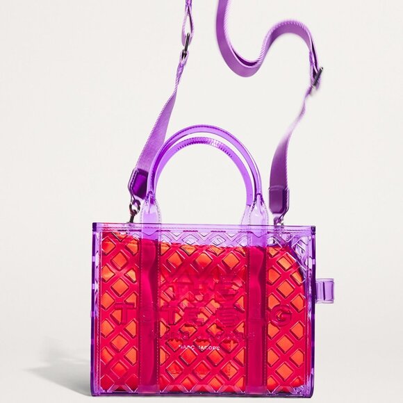 Marc Jacobs $350 The Jelly Small Tote Bag Wisteria NWT! - Picture 1 of 8